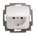 Πρίζα Ρεύματος Busch-Jaeger Reflex SI - insert with hinged cover - flush-mounted *alpinWhite*