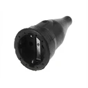 Φις Ρεύματος ABL 100000048 Original SCHUKO. Gummi (TPE). Black. IP20. Typ 1566