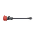 Αντάπτορας Go-e for Gemini flex 22 kW, CEE Red three-phase 32A > household socket (Black, 30cm)