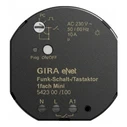 Ενδιάμεσος Διακόπτης GIRA 542300 radio switching button actuator mini 1-gang Gira eNet