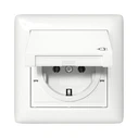 Πρίζα GIRA 415703 SCHUKO KD + Set IP44 + Frame 1f Standard 55 ReinWhite