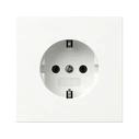 Πρίζα GIRA 418870 SCHUKO socket. Surface switch PureWhite