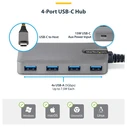 USB Hub StarTech 4-Port USB-C HUB 5GBPS