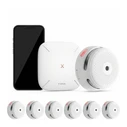 Ανιχνευτής Καπνού X-Sense FS61 6 1 RF smoke detector set with gateway (6×XS01-M 1×SBS50)