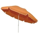 Velco Orange Metal Garden/Patio/Beach Umbrella 2m (Round)