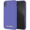Karl Lagerfeld KLHCI61SLVOG Apple iPhone XR hardcase violet Silicone