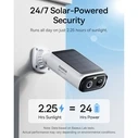 Baseus S0003300 IP Dual Wi‑Fi Surveillance Camera Full HD+ 4MP Waterproof Battery (Two‑Way Audio)