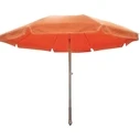 Velco Patio/Garden/Beach Umbrella - Orange 2 m Aluminum with Automatic Rotation