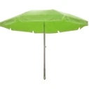 Velco 2m Outdoor Umbrella (Veranda / Garden / Beach) Khaki Aluminum Pole with Automatic Rotation