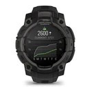Garmin Instinct 3 AMOLED Aluminium 45mm Waterproof Smartwatch with Heart Rate Monitor (Black with Black Band)