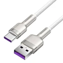 Καλώδιο USB to USB-C for Baseus Cafule, 66W, 1m (white)