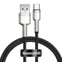 Καλώδιο USB to USB-C for Baseus Cafule, 66W, 1m (black)