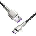 Καλώδιο USB to USB-C for Baseus Cafule, 66W, 0.25m (black)