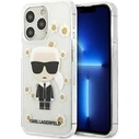 Karl Lagerfeld KLHCP13LHFLT Apple iPhone 13 Pro transparent Flower Ikonik Karl
