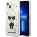 Karl Lagerfeld KLHCP13SHFLT Apple iPhone 13 mini transparent Flower Ikonik Karl