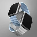 UNIQ Revix strap Apple Watch 4/5/6/7/SE/8/9/10 40/41/42mm Reversible Magnetic white-blue