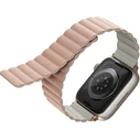 UNIQ Revix strap Apple Watch 4/5/6/7/SE/8/9/Ultra 44/45/49mm Reversible Magnetic pink-beige