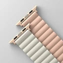 UNIQ Revix strap Apple Watch 4/5/6/7/SE/8/9/Ultra 44/45/49mm Reversible Magnetic pink-beige