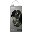 UNIQ Revix strap Apple Watch 4/5/6/7/SE/8/9/Ultra 44/45/49mm Reversible Magnetic green-taupe/dark gray