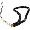 Guess GUSTPEARK Phone Strap black Heishi Beads
