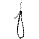 Guess GUSTSASSK Phone Strap black Chain Metal Logo Charm
