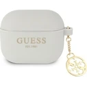 Guess GUA3LSC4EG Apple AirPods 3 grey Silicone Charm 4G Collection