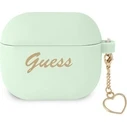 Guess GUA3LSCHSN Apple AirPods 3 green Silicone Charm Heart Collection