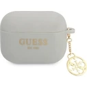 Guess GUAPLSC4EG Apple AirPods Pro grey Silicone Charm 4G Collection