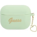 Guess GUAPLSCHSN Apple AirPods Pro green Silicone Charm Heart Collection