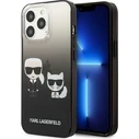 Karl Lagerfeld KLHCP13LTGKCK Apple iPhone 13 Pro hardcase black Gradient Ikonik Karl & Choupette