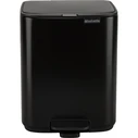 Brabantia Plastic Pedal Bin 7 L Black (Model 237867)