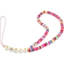 Guess GUSTGMPP Phone Strap multicolor pink Heishi Beads
