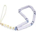 Guess GUSTPEARU Phone Strap lilac Heishi Beads