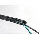 DELOCK Cable Duct 22077 with Adhesive, Flexible, 45x46 mm, 0.5 m, Black