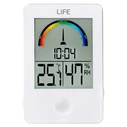 Θερμόμετρο Life Itemp White With Clock Wes-101