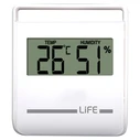 Θερμόμετρο - Υγρασιόμετρο Life WES-102 Thermometer With Hygrometer White