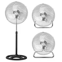 Ανεμιστήρας 3 Σε 1, Ορθοστάτης / Επιδαπέδιος / Επιτοίχιος, 65w