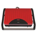 Τοστιέρα Life Stg-101 Red Sandwich With Grill Plates 700w