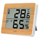 Θερμόμετρο - Υγρασιόμετρο Life Gem Bamboo Edition