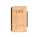 Ρολόι Θερμόμετρο Life Wes-108 Bamboo With Clock And Alarm Led Digits