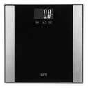 Ζυγαριά Μπάνιου Life Cardio Ψηφιακή με Λιπομετρητή Black