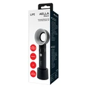 Επαναφορτιζόμενος Mini Bladeless Ανεμιστήρας Life Aella Black Χειρός 3w