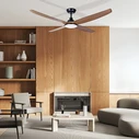 LiFE GRANDE APELIOTES NATURE 56-inch (142 cm) DC Ceiling Fan with LED Light and Remote, 38W