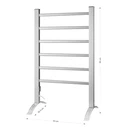 LiFE WARM & DRY Ηλεκτρική Πετσετοκρεμάστρα 100W 86x53cm Λευκή