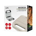 LiFE BODEGA Warm Grey Series Sandwich Grill / Panini Press - Removable Plates, 750W
