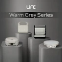 LiFE VAFLAKIA Warm Grey Series 221-0556 Waffle Maker 1000W