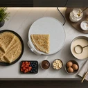 LiFE TERRAZZO Warm Grey Series Crepe Maker 30 cm 1200W