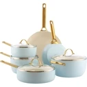 Green Pan Padova Reserve Σετ Μαγειρικά Σκεύη Light Blue με Αντικολλητική Επίστρωση 6τμχ