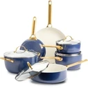 GreenPan Padova Reserve 6-piece Pots & Pans Set - Blue
