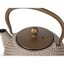 Bredemeijer Cast Iron Teapot with Filter Beige 153203